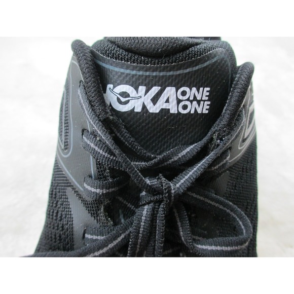 HOKA One One Bondi 7 Women's Running Shoes Size 9D Wide Sneakers Black White - Picture 7 of 16